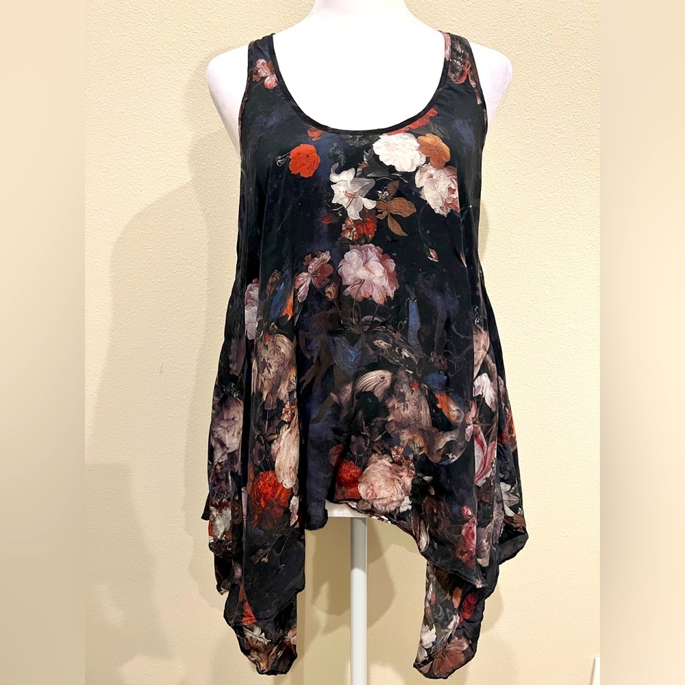 AllSaints silk vest top